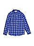 Old Navy 100% Cotton Blue Long Sleeve Button-Down Shirt Size 6 - 7 - photo 1