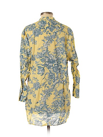 Zara 3/4 Sleeve Button-Down Shirt (view 2)