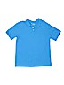 L.L.Bean 100% Cotton Solid Blue Short Sleeve Polo Size 10 - 12 - photo 1