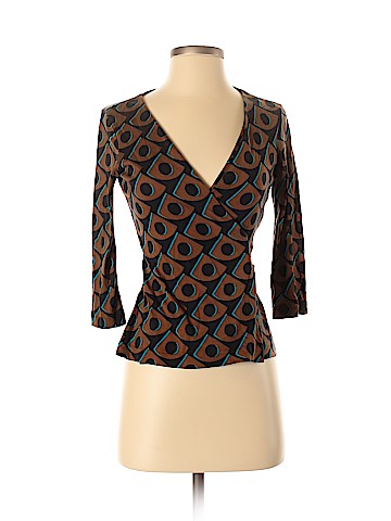 Diane von Furstenberg 3/4 Sleeve Silk Top (view 1)