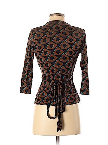 Diane von Furstenberg 3/4 Sleeve Silk Top (view 2)