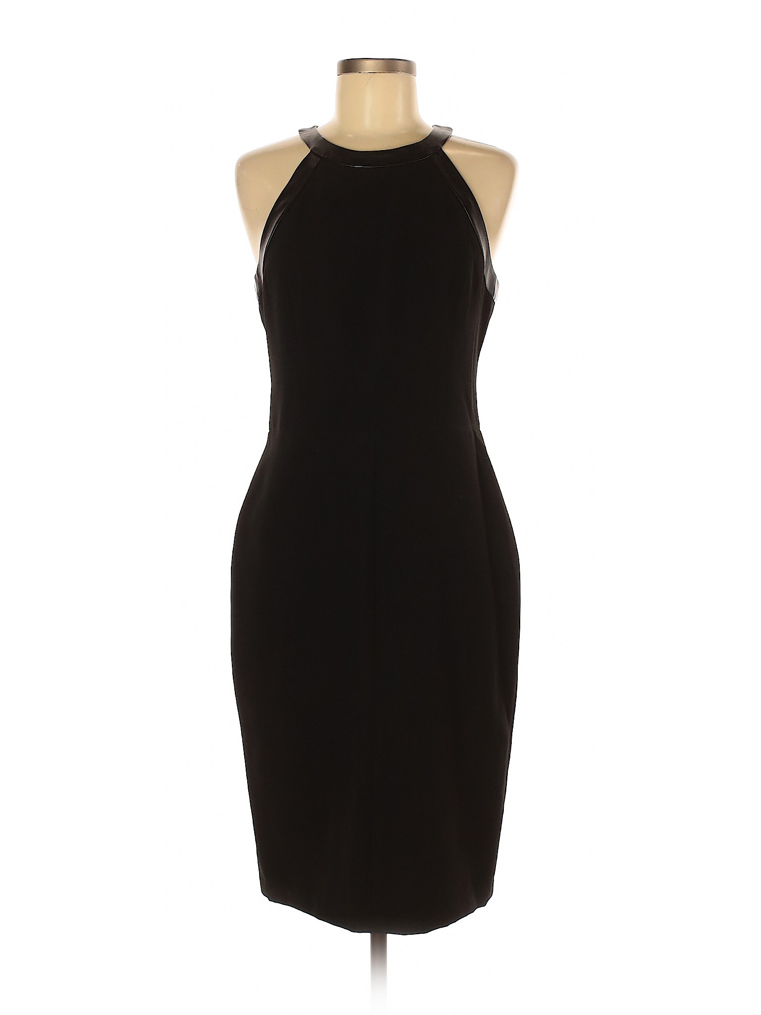 boohoo black wrap dress