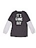 Carter's 100% Cotton Gray Long Sleeve T-Shirt Size 10 - 12 - photo 2