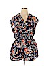 Sunny Girl 100% Rayon Blue Romper Size 1X - photo 1