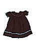 Shrimp & Grits Kids 100% Cotton Brown Dress 9-12 MO / 12 MO - photo 2