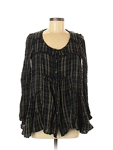 Free People Long Sleeve Button-Down Shirt (view 1)