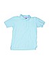 E. Land 100% Cotton Blue Short Sleeve Polo Size 14 - photo 1