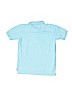E. Land 100% Cotton Blue Short Sleeve Polo Size 14 - photo 2