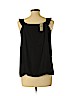 Ann Taylor LOFT Outlet 100% Polyester Black Sleeveless Blouse Size L (petite) - photo 2
