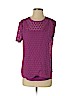 Banana Republic Factory Store 100% Polyester Purple Short Sleeve Blouse Size S (petite) - photo 1