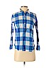 J.Crew Blue Long Sleeve Button-Down Shirt Size 4 (petite) - photo 1