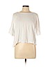 Zara 100% Cotton White 3/4 Sleeve Top Size XL - photo 1
