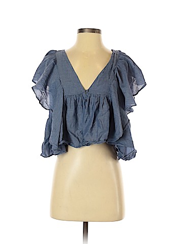 Zara TRF Short Sleeve Top (view 1)