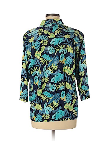 Coldwater Creek 3/4 Sleeve Silk Top (view 2)