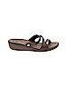 Crocs Solid Brown Sandals Size 8 - photo 1