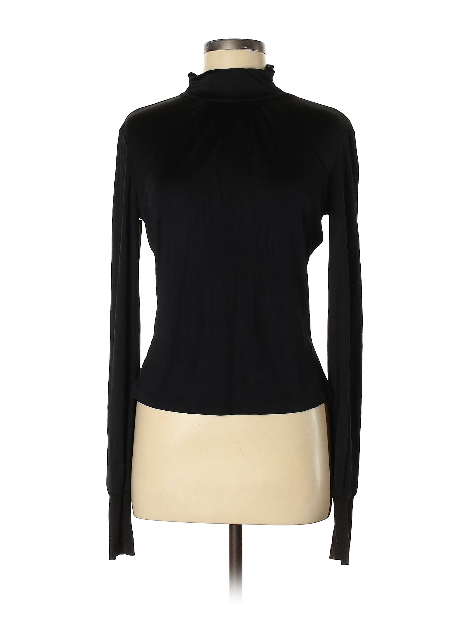 D&G Dolce & Gabbana Solid Black Long Sleeve Top Size 44 (IT) - 80% off ...