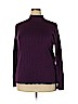 Lands' End 100% Cotton Purple Pullover Sweater Size 1X - photo 1