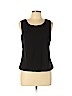 Draper's & Damon's 100% Polyester Black Sleeveless Blouse Size 10 (petite) - photo 1