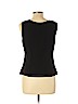 Draper's & Damon's 100% Polyester Black Sleeveless Blouse Size 10 (petite) - photo 2