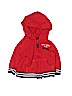 Carter's 100% Cotton Red Zip Up Hoodie 0-3 MO / 3 MO - photo 1