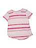 Mudd Stripes Pink Short Sleeve T-Shirt Size 16 - photo 1