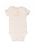 Carter's 100% Cotton White Short Sleeve Onesie Size 0-3 mo - photo 1