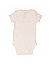 Carter's 100% Cotton White Short Sleeve Onesie Size 0-3 mo - photo 2
