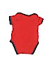 Carter's 100% Cotton Red Short Sleeve Onesie 0-3 MO / 3 MO - photo 2