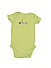 Carter's 100% Cotton Graphic Green Short Sleeve Onesie Size Newborn - photo 1