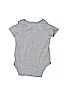 Baby Gap 100% Cotton Graphic Gray Short Sleeve Onesie Size 0-3 mo - photo 2