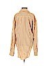 Ann Taylor 100% Silk Tan Long Sleeve Silk Top Size P (petite) - photo 2