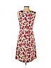 Ann Taylor 100% Silk Red Casual Dress Size 2 - photo 2