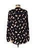 LC Lauren Conrad 100% Polyester Blue Long Sleeve Blouse Size M - photo 2