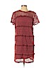 Assorted Brands 100% Cotton Burgundy Casual Dress Size S (petite) - photo 1