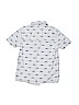 OshKosh B'gosh 100% Cotton Print White Short Sleeve Button-Down Shirt Size 6 - photo 2