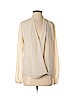 Max Studio 100% Polyester Tan Long Sleeve Blouse Size S - photo 1