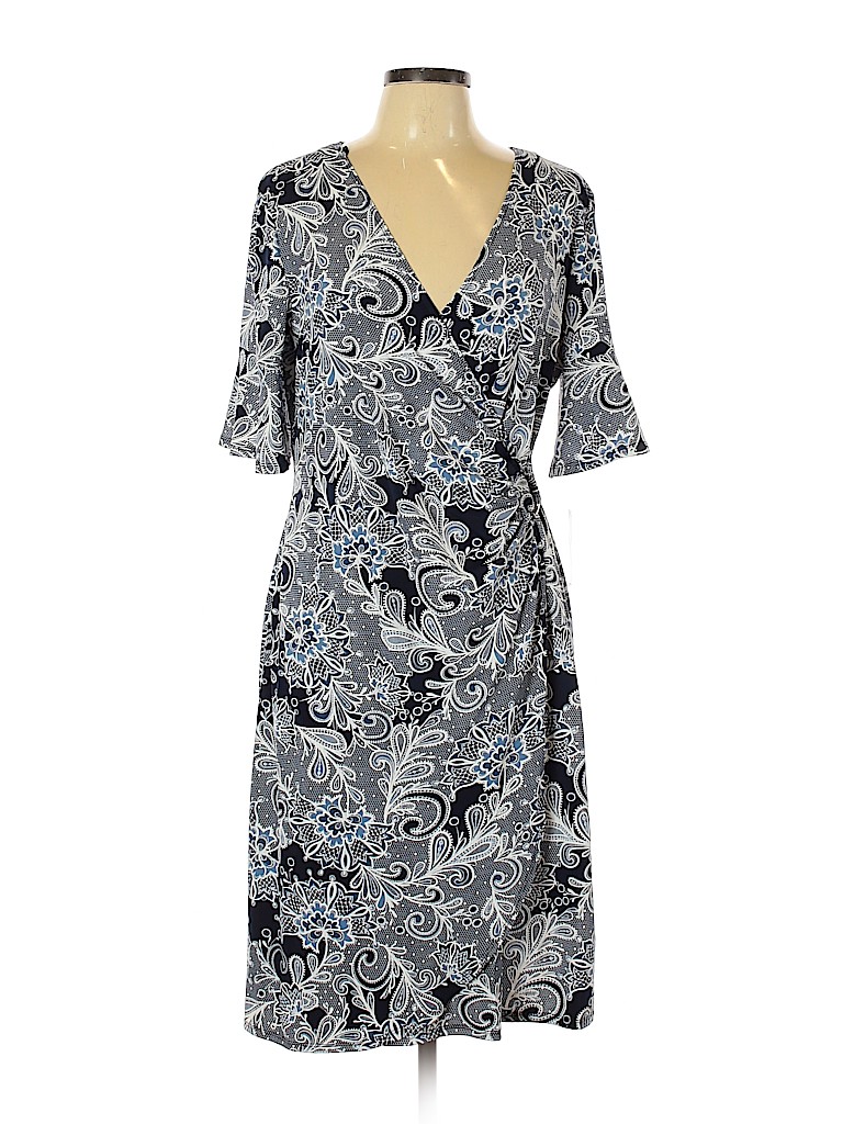 Glamour Blue Casual Dress Size 16 - photo 1