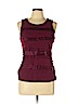 Ann Taylor Burgundy Sleeveless Blouse Size L (petite) - photo 1