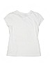 Justice 100% Cotton White Short Sleeve T-Shirt Size 14 - photo 2