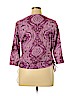 Caribbean Joe Purple 3/4 Sleeve Top Size XL (petite) - photo 2