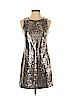 Banana Republic 100% Polyester Gold Cocktail Dress Size 2 (petite) - photo 1
