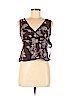 Max Studio 100% Cotton Brown Sleeveless Blouse Size M (petite) - photo 1