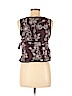 Max Studio 100% Cotton Brown Sleeveless Blouse Size M (petite) - photo 2