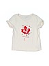 Baby Gap 100% Cotton Graphic Ivory Short Sleeve T-Shirt Size 3T - photo 1