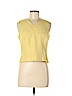 Ann Taylor 100% Silk Yellow Sleeveless Silk Top Size 6 (petite) - photo 1