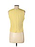 Ann Taylor 100% Silk Yellow Sleeveless Silk Top Size 6 (petite) - photo 2