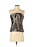 Trina Turk 100% Silk Gray Sleeveless Silk Top Size 8 - photo 1
