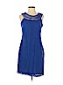 Jessica Howard Blue Cocktail Dress Size 6 (petite) - photo 1