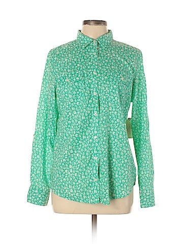 St. John's Bay Long Sleeve Button-Down Shirt (view 1)