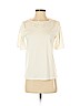 Ann Taylor LOFT 100% Cotton Ivory Short Sleeve Top Size S (petite) - photo 1